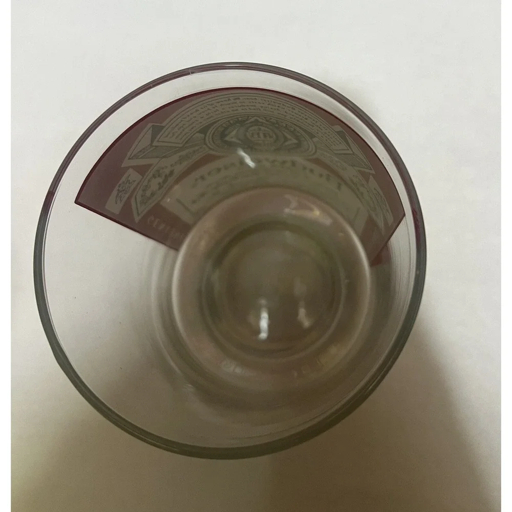 Vintage Budweiser Beer Glass Cup Mug Footed 32oz Pedestal Anheuser Busch Bar Top